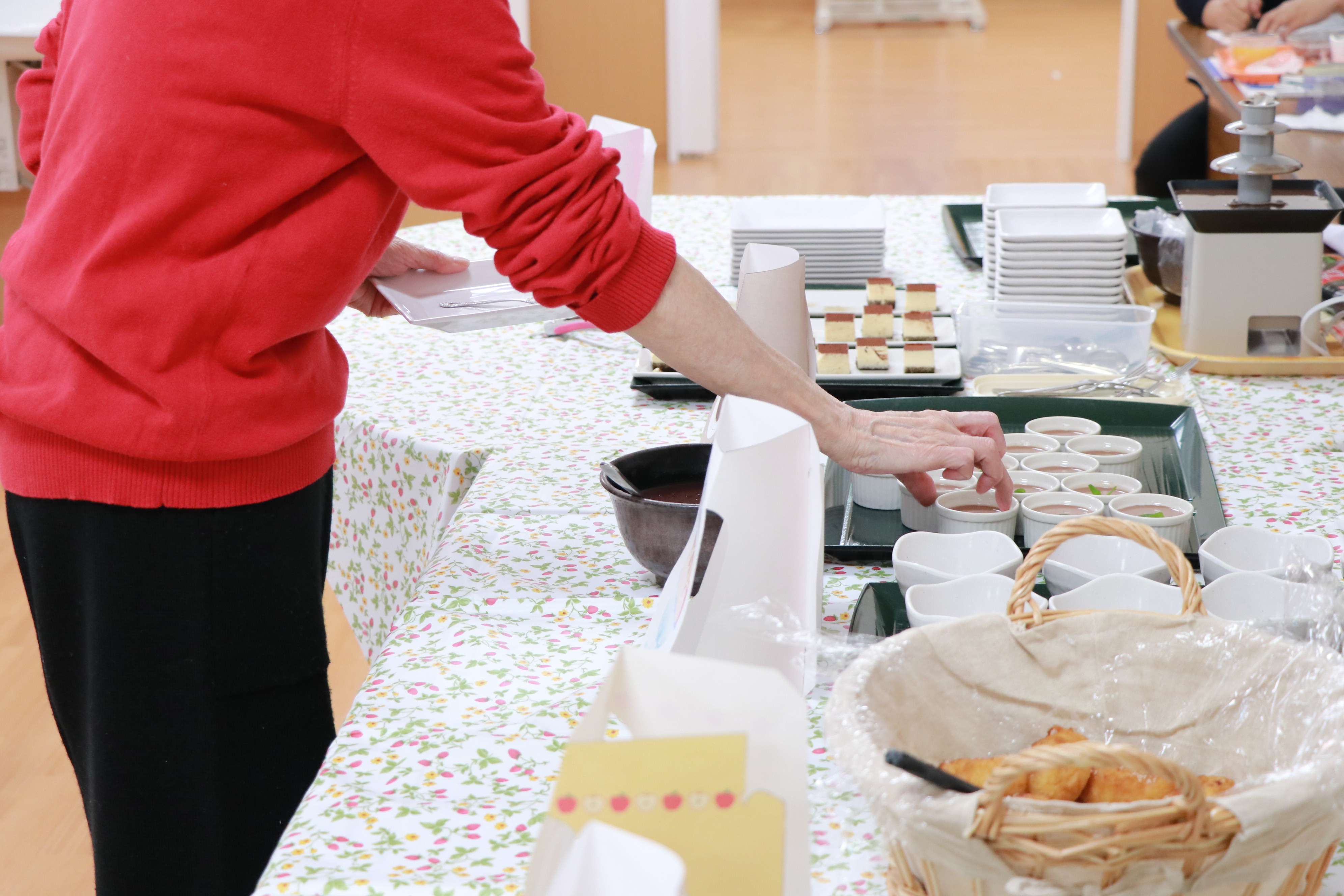 2月のおやつバイキング