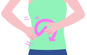 のの字マッサージ