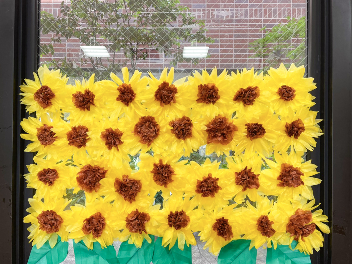 デイケアの壁かざり8月_2