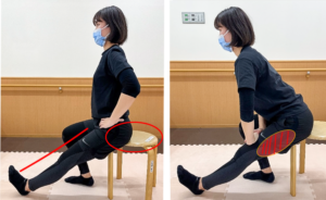 ハムストリングのストレッチ