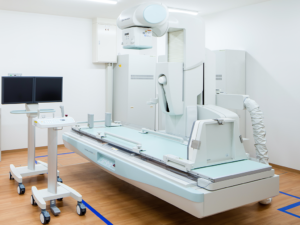 X線TV室でもレントゲン撮影