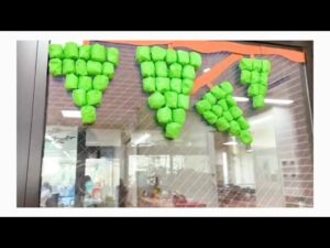 デイケア壁飾り2021年10月