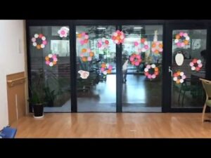 デイケア壁飾り2019年9月