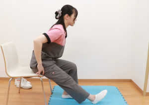 ハムストリングスのストレッチ
